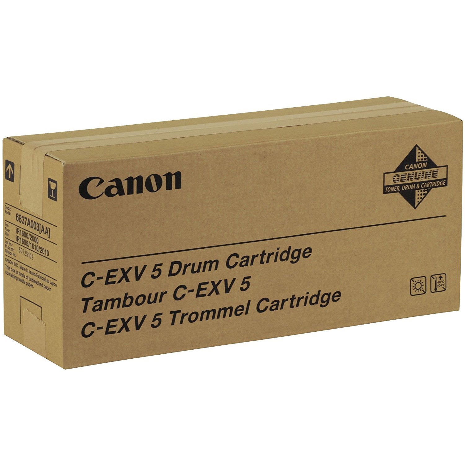 Canon 純正 Drum Cartridge 602　6本セット 越谷発】【CANON】☆Drum Cartridge 602 （K×6 C×1）☆ 純正未使用品
