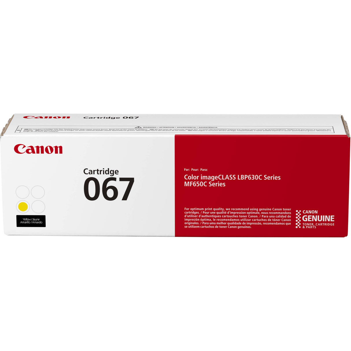 Canon Toner Original Yellow TYPE-067 LBP631 LBP633 MF651 MF655 MF657