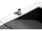 HP USB wireless adapter plugged into printer for wireless printing setup