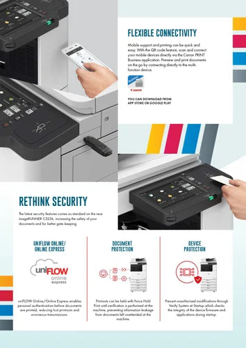 طابعة كانون ملونة iR C3226 + طاولة