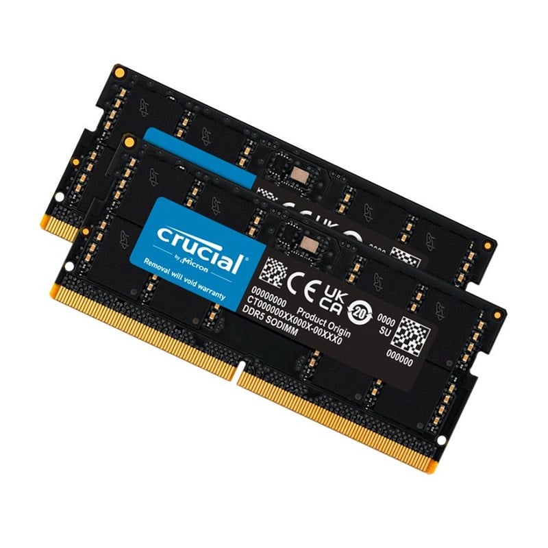 ذاكرة الوصول العشوائي CRUCIAL DDR5 سعة 8 جيجابايت (4800)