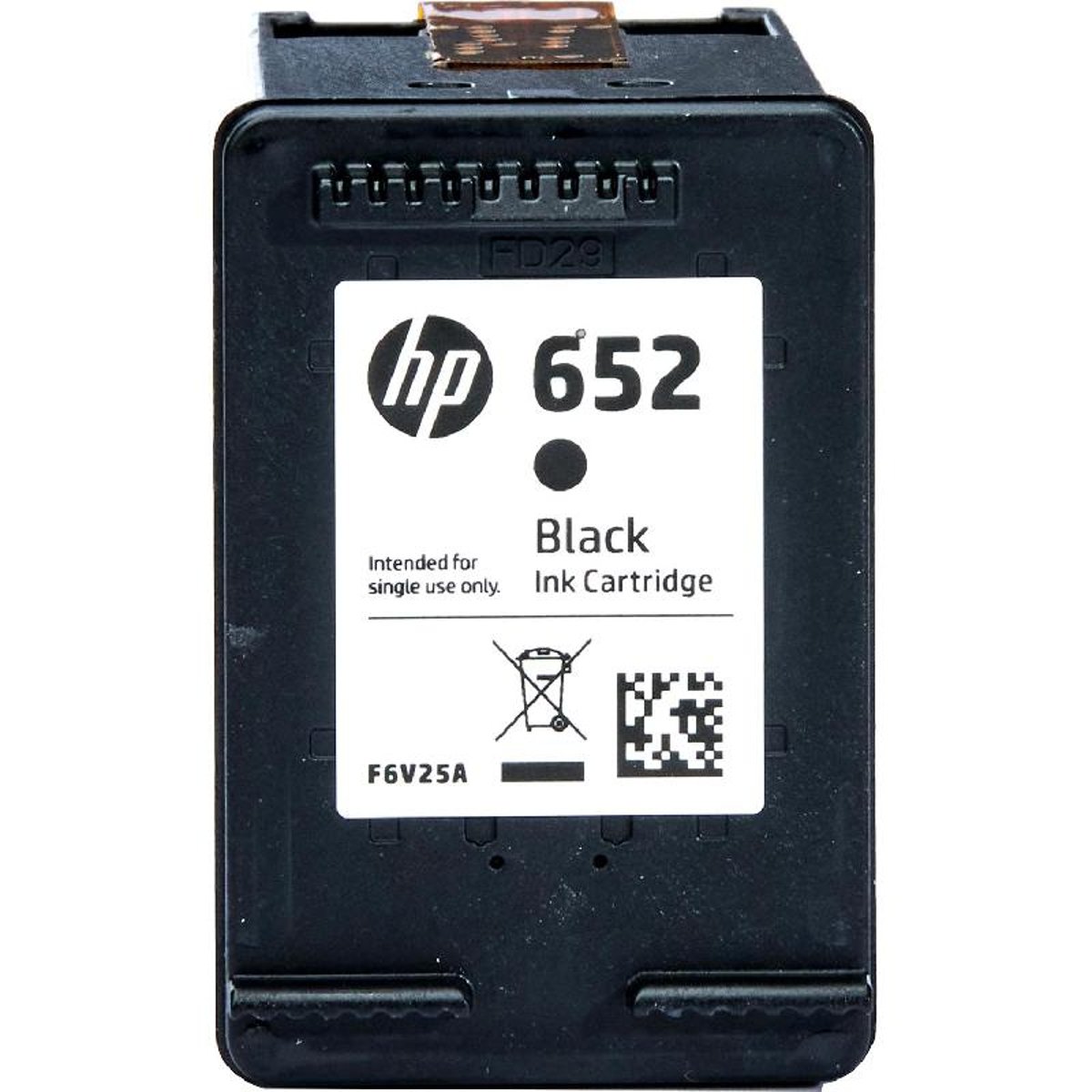 خرطوشة حبر HP 652 Ink Advantage باللون الأسود - F6V25AE