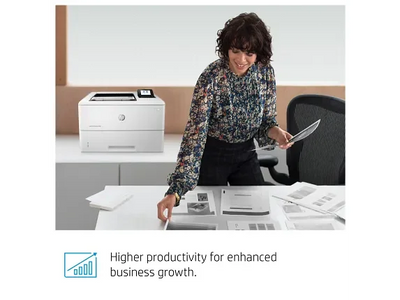 HP laser printer in office setting for business productivity and growth