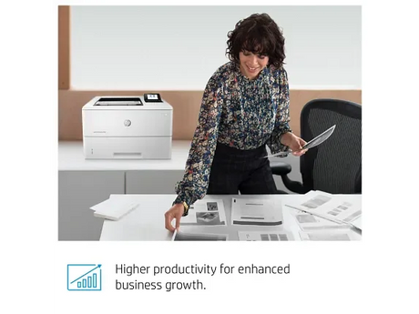 HP laser printer in office setting for business productivity and growth