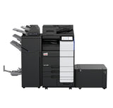 Develop Copier Color Konica Model INEO+650i with Print/Scan/NIC/Duplex/Drum/Developer 220v/60HZ #AA7N141 + Copier Desk DK-516 + Toner YMCK