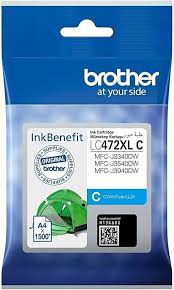 Brother Ink Cartridge LC472XLC CYAN- MFC-J2340DW