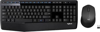 مجموعة لوحة المفاتيح والماوس اللاسلكية Logitech MK345، رقم القطعة 920-006481 