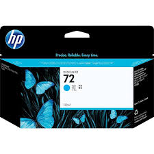 طابعة HP Ink الأصلية باللون السماوي 72/C9371A/T-790