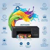 Brother Printer Ink Tank DCP-T430W ,WiFi, WiFi-Direct,USB 2.0t speed 16/9 (Mono/Colour) - S-Tech