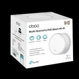 نظام TP-Link Deco X50-PoE (حزمة واحدة) AX3000 لشبكة Wi-Fi 6 للمنزل بالكامل مع PoE