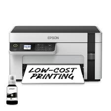 Epson EcoTank ET-M2120 A4 Print/Scan/Copy Wi-Fi Printer with Refillable Ink Tank, White - S-Tech