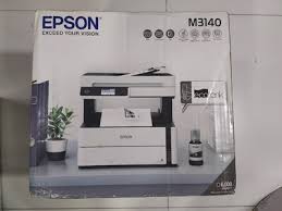 طابعة ابسون ايكو تانك M3140 طباعة ونسخ ومسح ضوئي أحادية (إنك جيت 110)