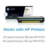 HP Toner Original Yellow 651A/CE342A M775