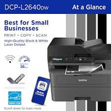 Brother Mono Laser Printer DCP-L2640DW, Print Scan Copy,34 ppm