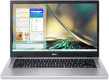 Acer Aspire 3 Laptop Pure Silver 15.6-Inch 12th Gen Core i5-1235U 8GB RAM 512GB SSD Wi-Fi 6 Bluetooth No Operating System NX.K6SEM.00C
