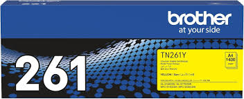 Brother Toner Original Yellow TN-261 HL-3150/3170/MFC-9140//9330CDW