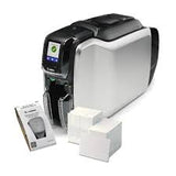 ZC31 Printer Single Side ID Card Printer (100 cards, 1 Color ribbon 250 prints, and Smart Designer Software) | ZC31