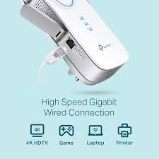 TP-Link AC2600 WiFi Extender(RE650), Up to 2600Mbps, Dual Band WiFi Range Extender, Gigabit port, Internet Booster, Repeater, Access Point,4x4 MU-MIMO (UAE Version)
