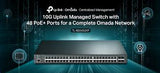 TP-Link TL-SG3452XP JetStream™ 48-Port Gigabit and 4-Port 10GE SFP+ L2+ Managed