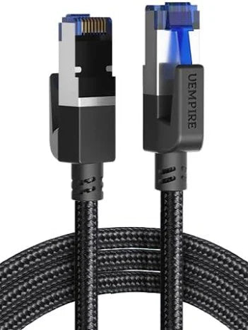 UGREEN CAT8 Pure Copper Ethernet Cable Braided 20m - Black [30800]