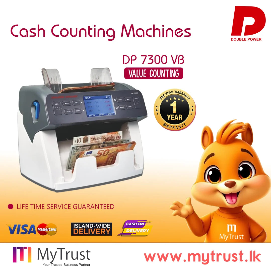 Non-Brand Cash Count Machine DP-7300 Plus (Double Power)