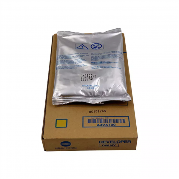 طابعة كونيكا مينولتا ديفيلوبر الأصلية الصفراء DV-614 C1060/1070/2070/3070
