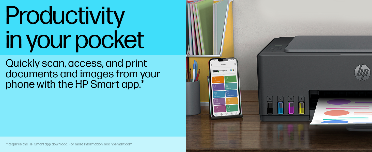 HP Printer Smart Tank 581/4A8D4A All-in-One