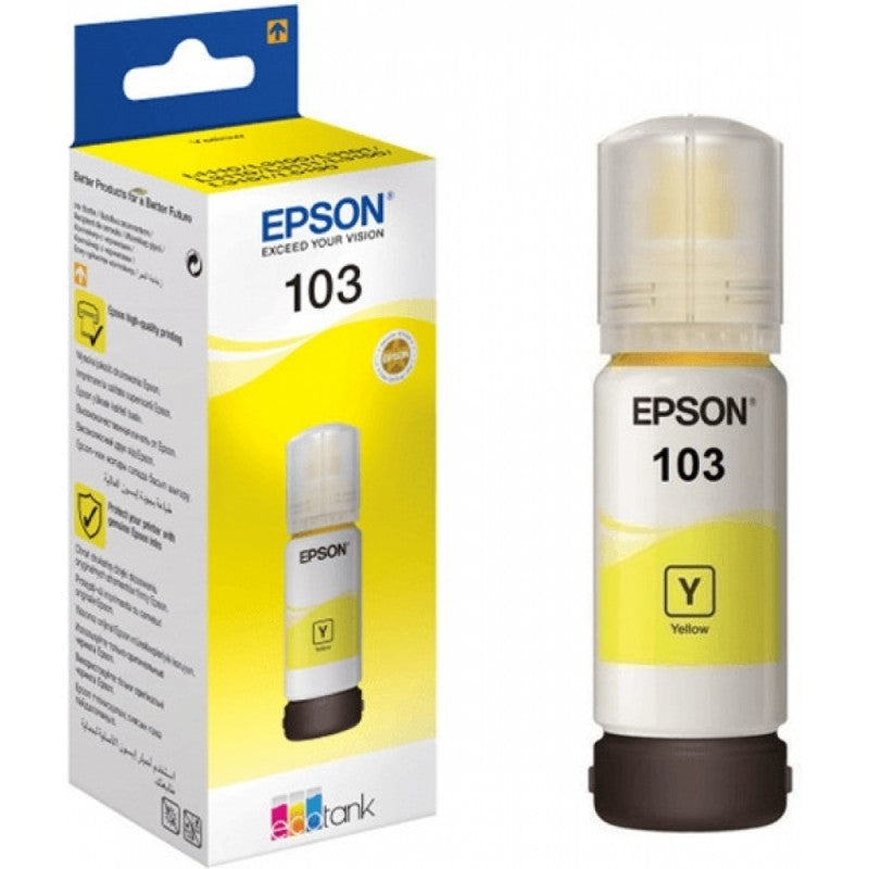Epson Ink Original Yellow 103 65ML C13T00S44A L1110/L3100/L3110