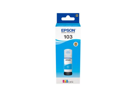 Epson Ink Original Cyan 103 65ML C13T00S24A L1110/L3100/L3110