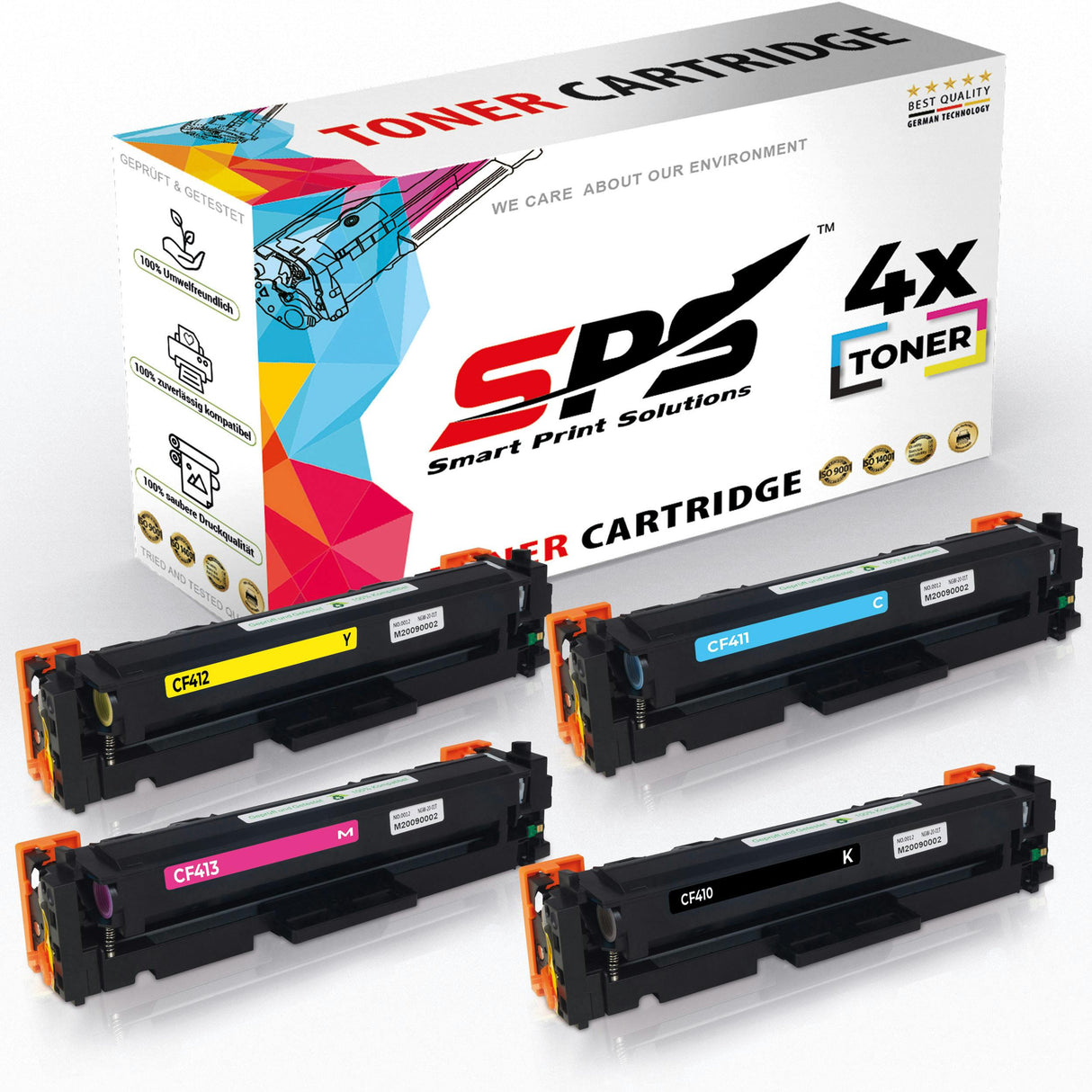 مجموعة حبر HP S-TECH 410A (CF410A CF411A CF412A CF413A) M452/M477