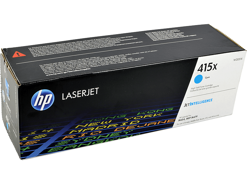 HP Toner Original 415X/W2031XH Cyan (415A/W2031A)