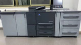 Konica Minolta Used Digital Accurio Press 6120 Black Machine-With papper deck+Finisher