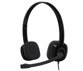 Logitech H151 Wired Headset | 981-000589 | Stereo Headphones With Rotating Noise - S-Tech