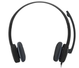 Logitech H151 Wired Headset | 981-000589 | Stereo Headphones With Rotating Noise