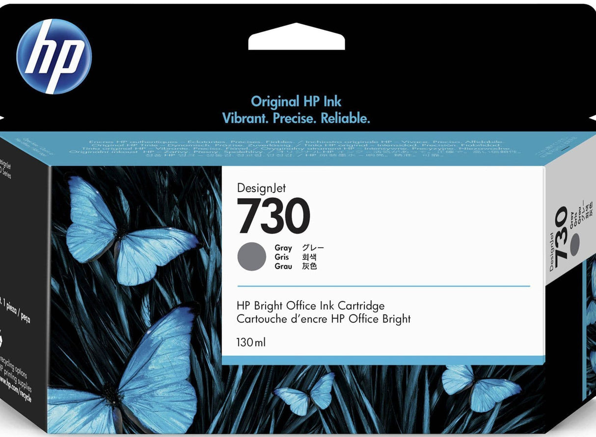 HP Ink Original Gray 730/P2V66A PLOTTER/T1700 130ML