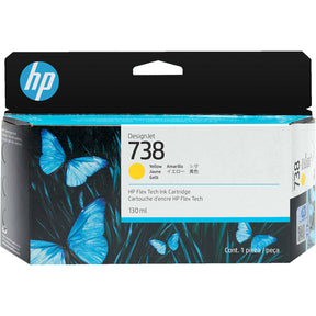 HP Ink Original Yellow 738/498N7A-130ML PLOTTER-T850/T950 - S-Tech