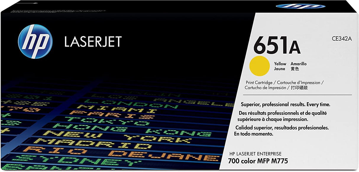 HP Toner Original Yellow 651A/CE342A M775