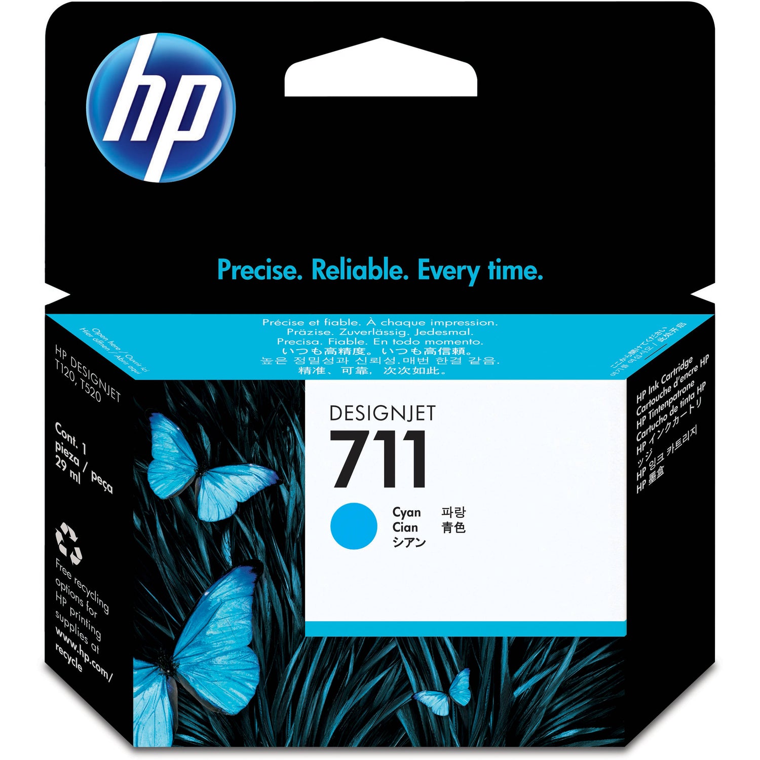 HP Ink Original Cyan 711/CZ130A T520 29ML