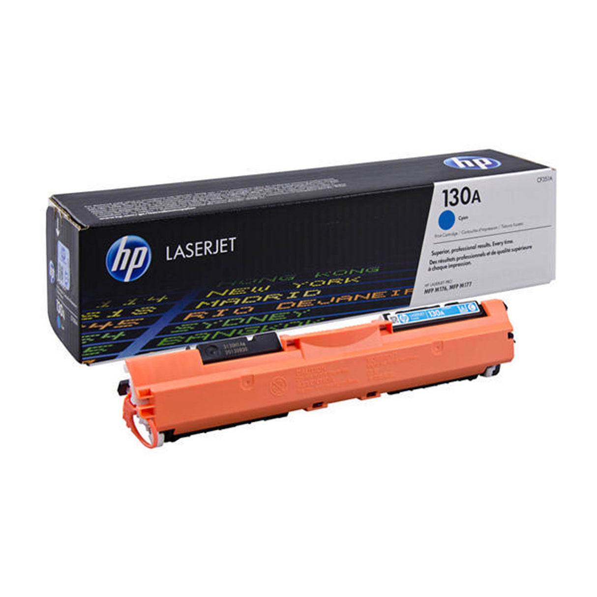 HP Toner Original 130A/CF351A Cyan M176/M177FW