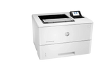 HP LaserJet Enterprise M507 monochrome laser printer with touchscreen display for office use