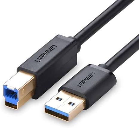 UGREEN USB 3.0 AM to BM Print Cable 2m - Black [10372]