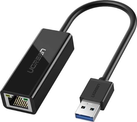 UGreen USB 3.0 Gigabit (GB) Ethernet Adapter (Black)