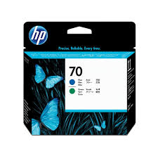 HP Printer Head Original Blue / Green 70/C9408