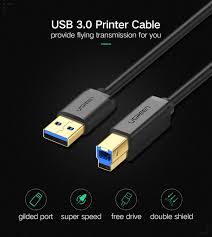 UGREEN USB 3.0 AM to BM Print Cable 2m - Black [10372]