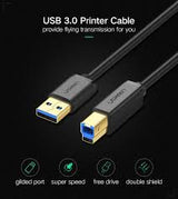UGREEN USB 3.0 AM to BM Print Cable 2m - Black [10372]
