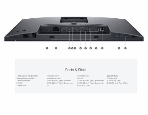 Dell Pro 24 Plus USB-C Hub Monitor-P2425HE(1x HDMI/2x DP/1x RJ45 Ethernet port/1x USB 3.2 Gen1 Type-C)
