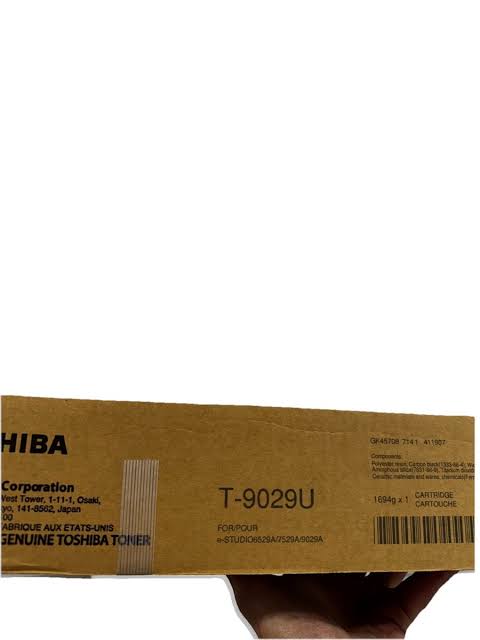 Toshiba Toner Original Black T-9029P-E-6529A/7529A/9029A-Yield: approximately 106,600 pages at 5% coverage