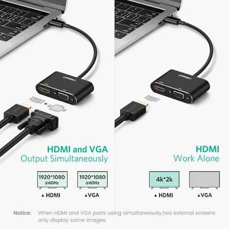 UGREEN USB 3.0 to HDMI+VGA Converter [20518]