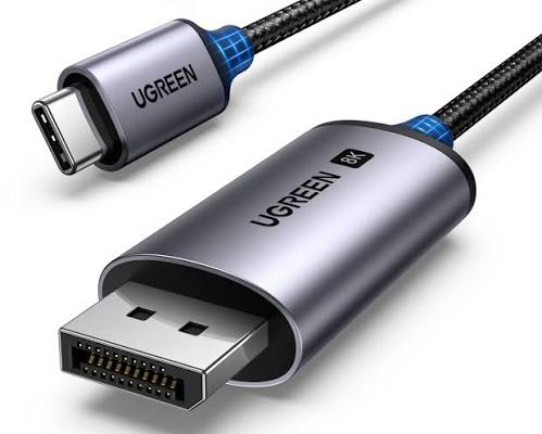 UGreen USB-C to Display Port (DP) 8K Cable 10cm