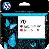 HP Printer Head Original Matte Black / Red 70/C9409A